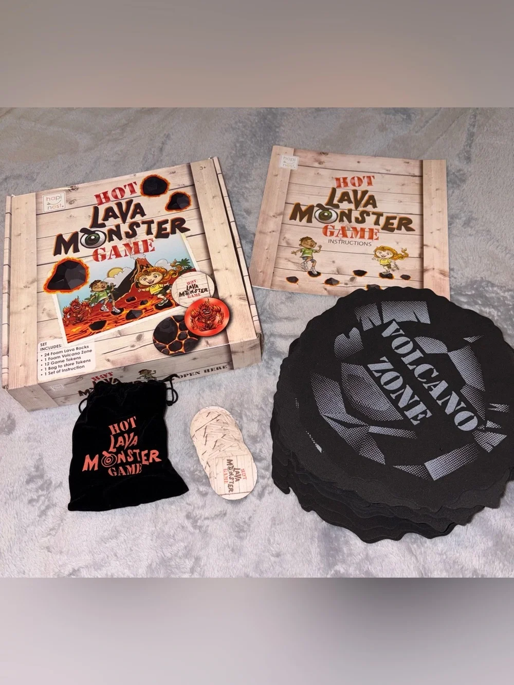 HOT LAVA MONSTER GAME AGES 3+ BRAND NEW IN THE BOX. THE FLOOR IS LAVA!